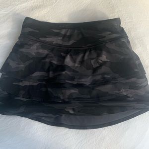 Athleta girl camo lux swing skort